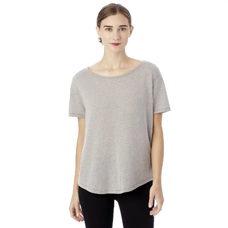 Alternative Apparel Women's Smoke Grey Backstage T-Shirt