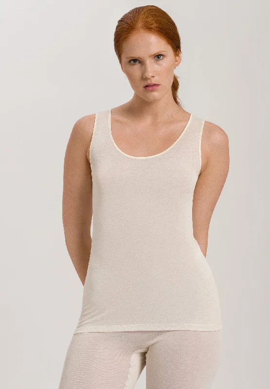 Pure Silk Tank | Pale Cream 71717-116