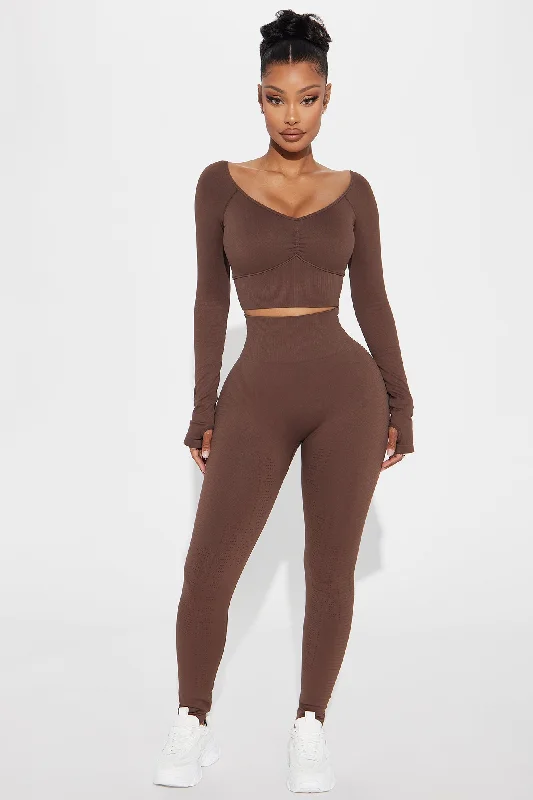 Active Lifestyle Active Legging - Chocolate