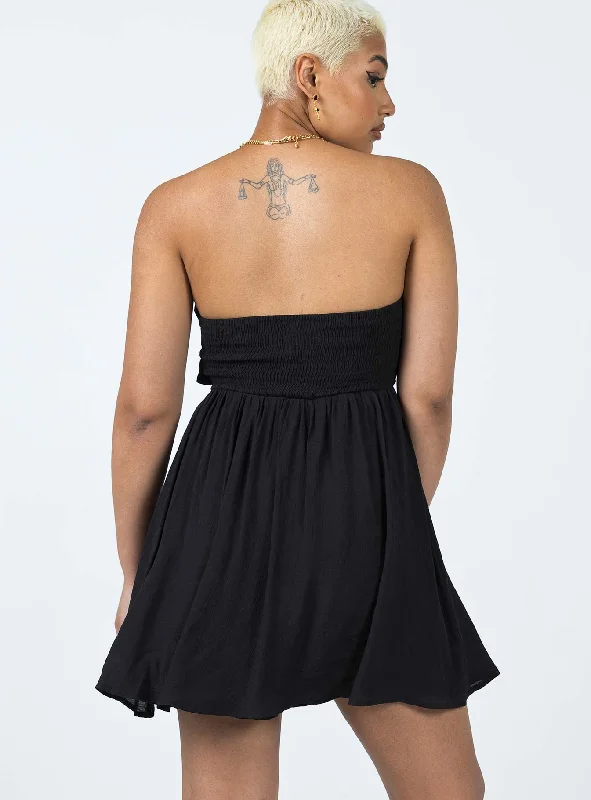 Allie Jay Mini Dress Black