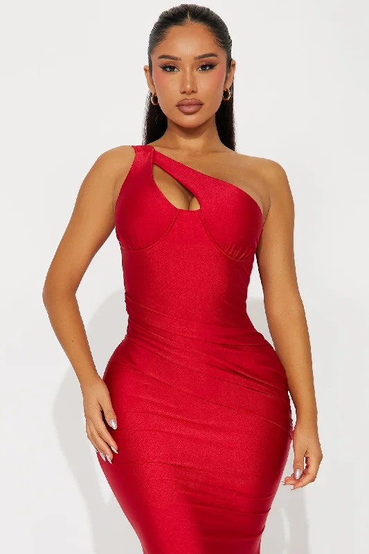 As You Know It Maxi Dress - Red