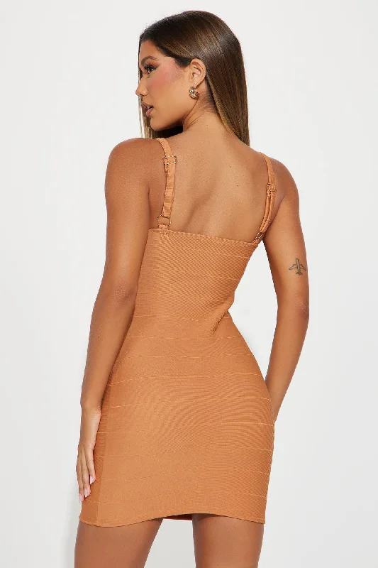 Bailey Bandage Mini Dress - Copper