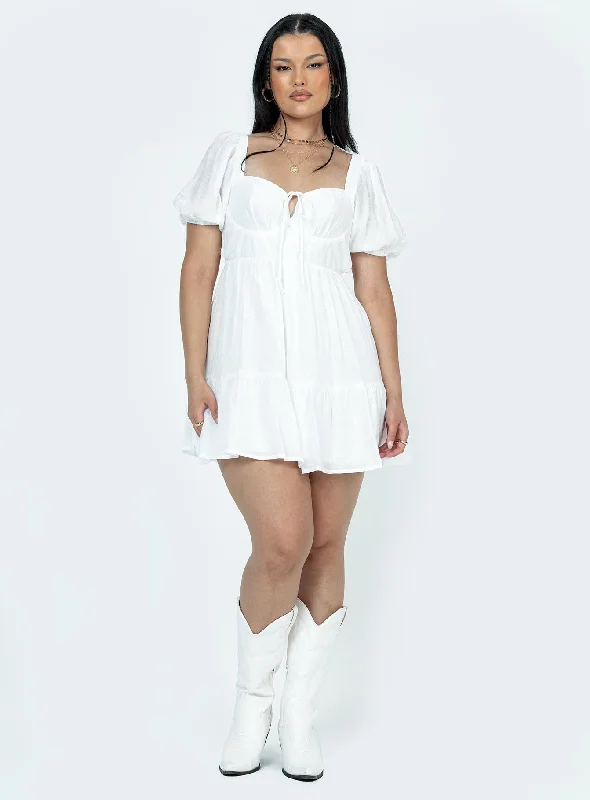 Britten Mini Dress White