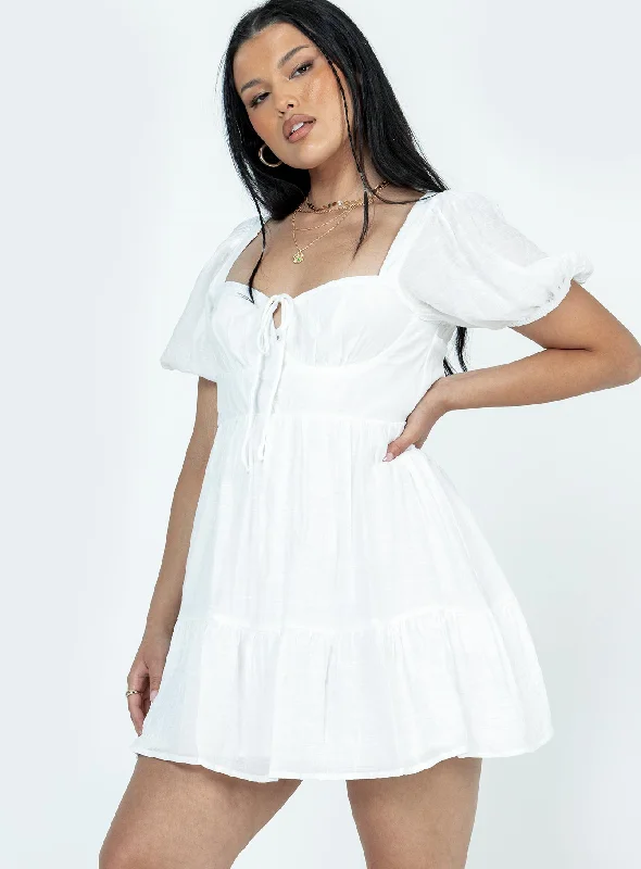 Britten Mini Dress White