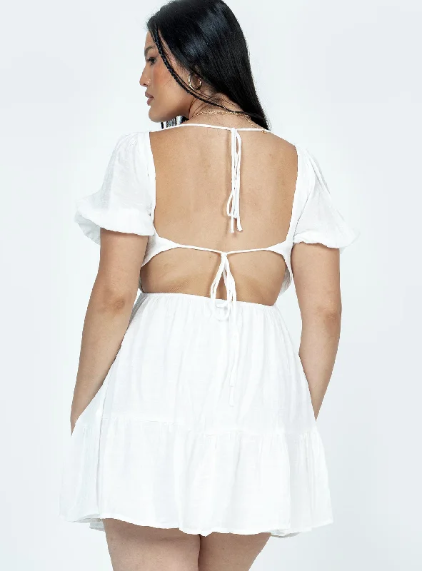 Britten Mini Dress White