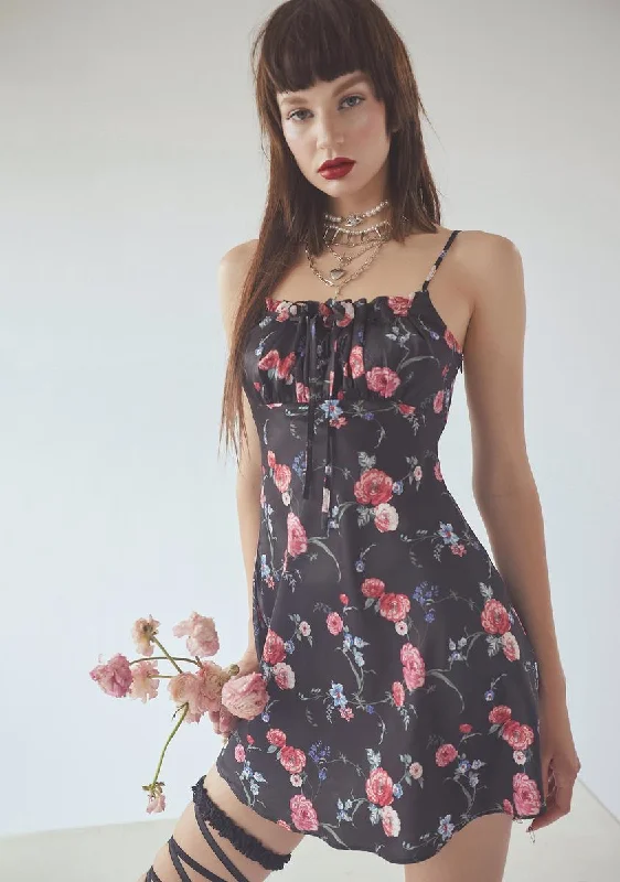 Can’t Be Just Friends Floral Mini Dress