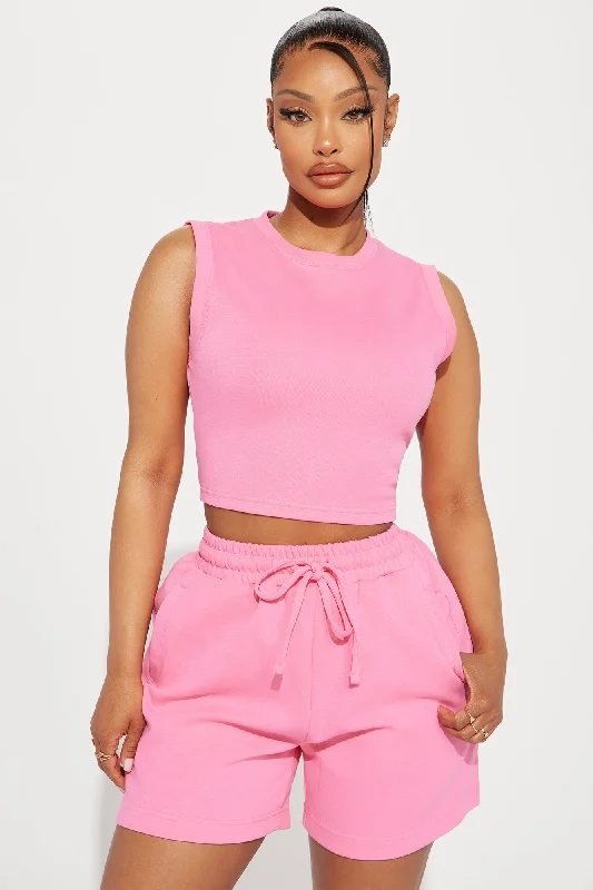 Casual Days Lounge Top - Pink