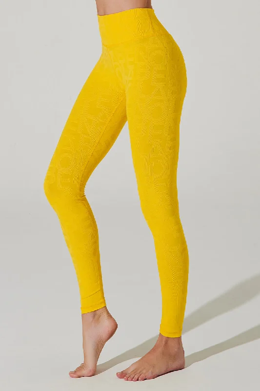 Déese Fleur Legging 3D - Gamboge