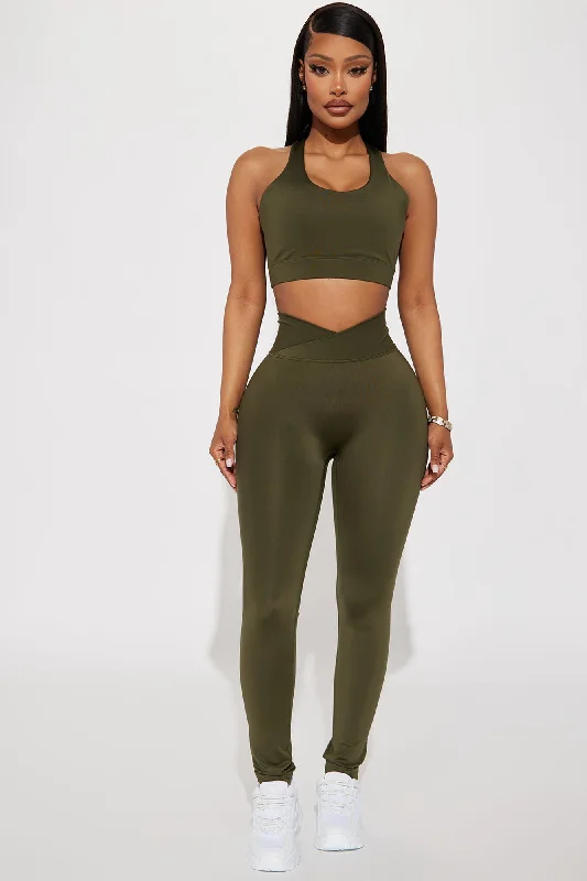 Hit Work Elevate Active Legging - Olive