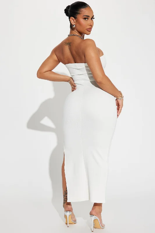 Janet Midi Dress - White