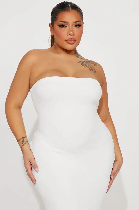 Janet Midi Dress - White