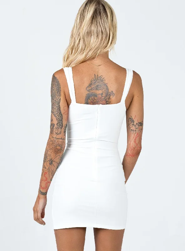 Jazzie Mini Dress White