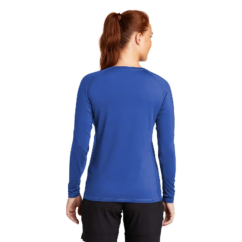 Sport-Tek Women's True Royal Long Sleeve Rashguard Tee