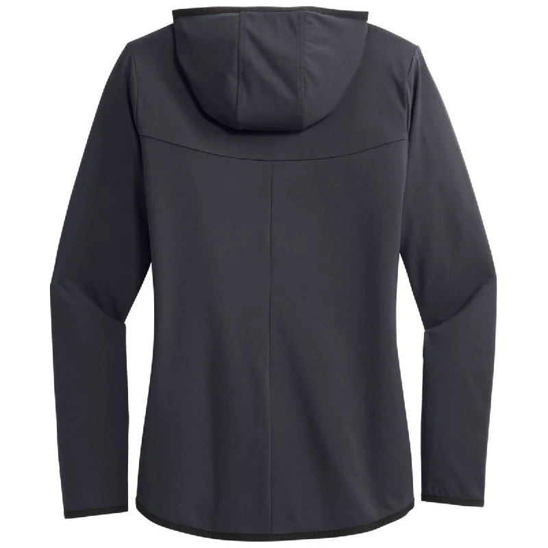 Sport-Tek Women's Graphite Circuit Hooded Full Zip