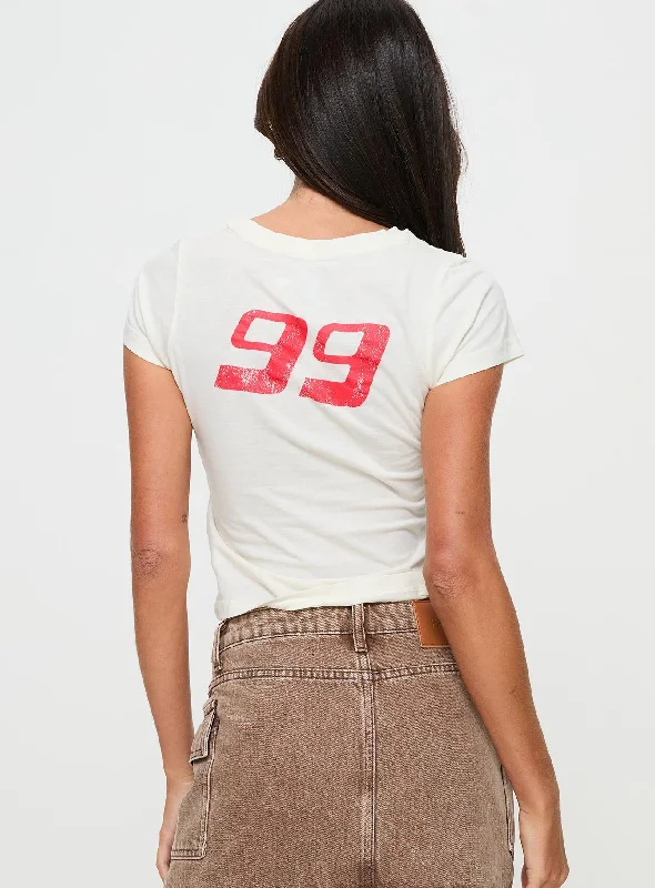 Malibu Racer Tee White