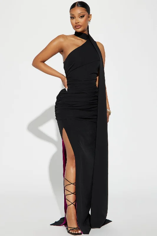 Manhattan Gala Gown - Black/combo