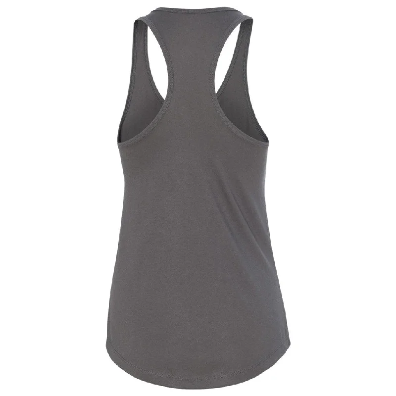 Next Level Women's Dark Grey Ideal Racerback Tank