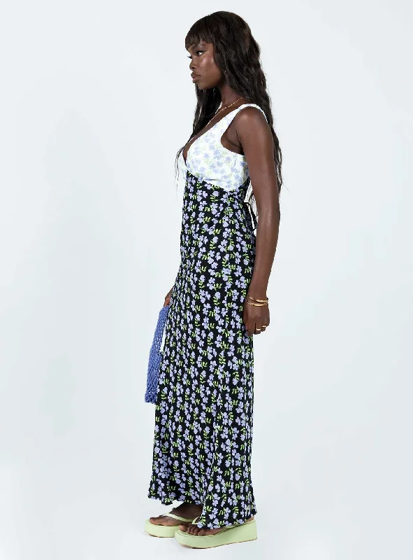 Nellie Maxi Dress Blue / Multi