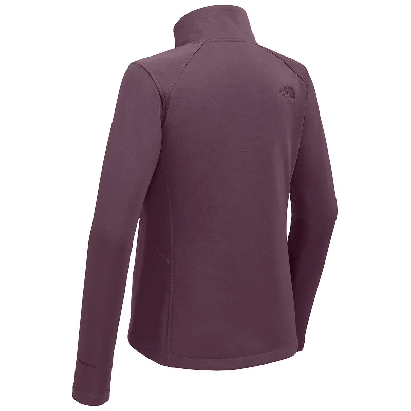 The North Face Women's TNF Blackberry Wine Chest Logo Ridgewall Soft Shell Jacket