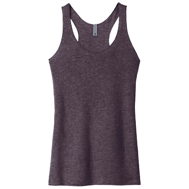 Next Level Women's Vintage Purple Tri-Blend Racerback Tank