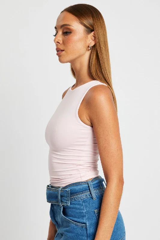 Pink Supersoft Tank Sleeveless