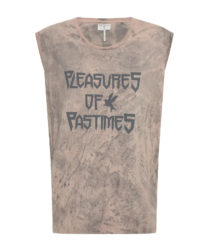 PLEASURE SPLIT SEAM HAND DYED TANK