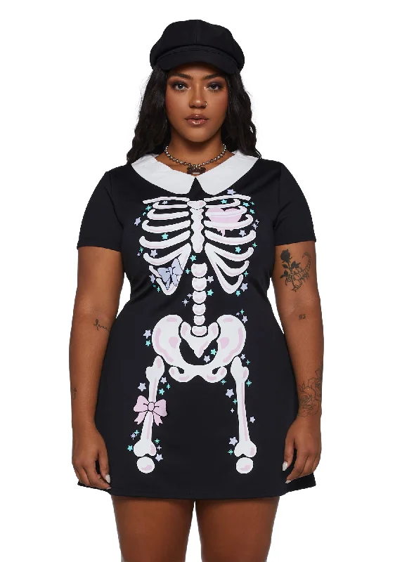 Plus Rattle My Bones Mini Dress