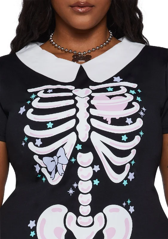 Plus Rattle My Bones Mini Dress