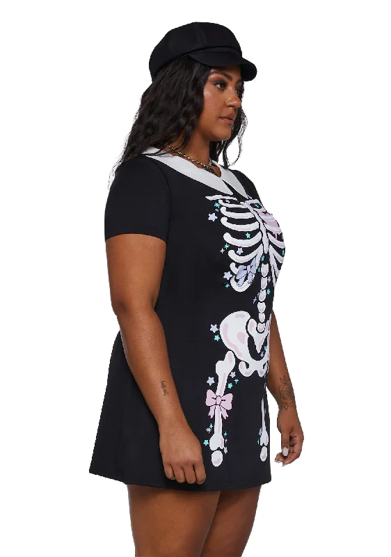 Plus Rattle My Bones Mini Dress