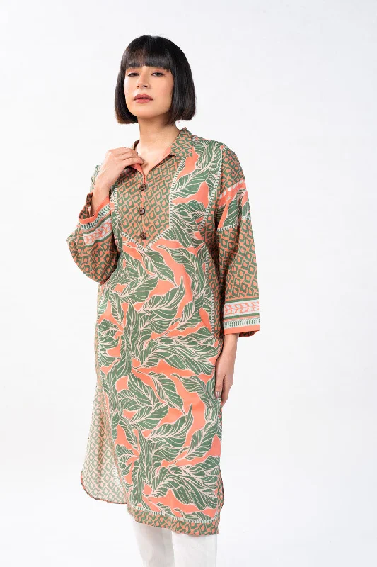 Printed Cambric Kurti