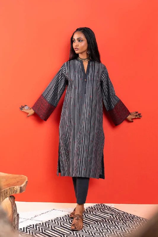 Printed Jacquard Kurti