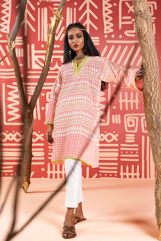 Printed Khaddar Kurti