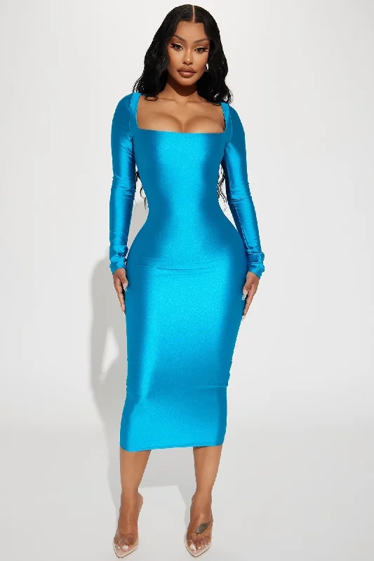 Resist Temptation Midi Dress - Jade