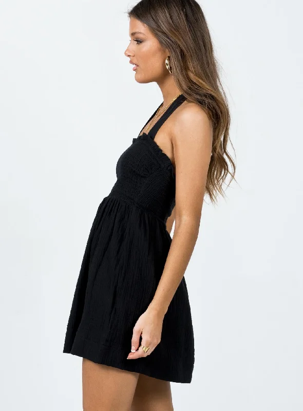 Rhea Mini Dress Black