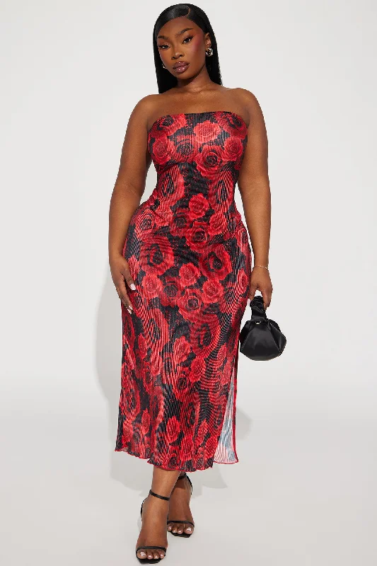 Rosalia Printed Maxi Dress - Black/combo