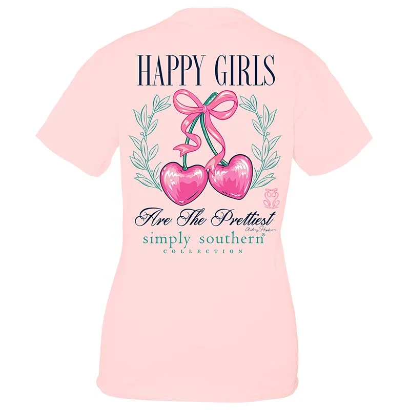 Happy Girls Short Sleeve T-Shirt