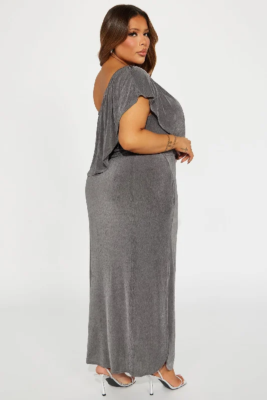 Sonya Slinky Maxi Dress - Charcoal