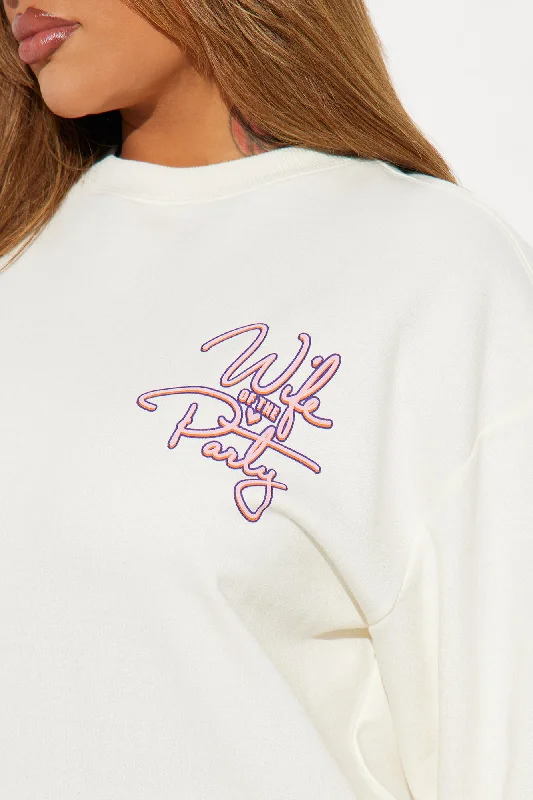 Wife Of The Party Sweatshirt - Ivory