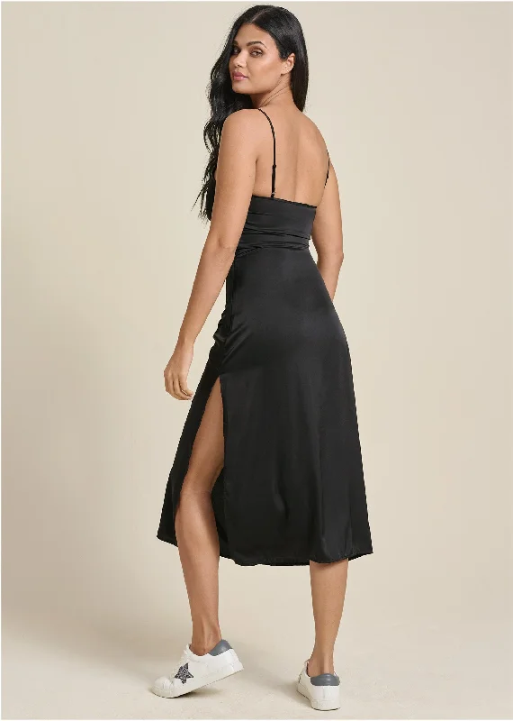 Slip dress - Black