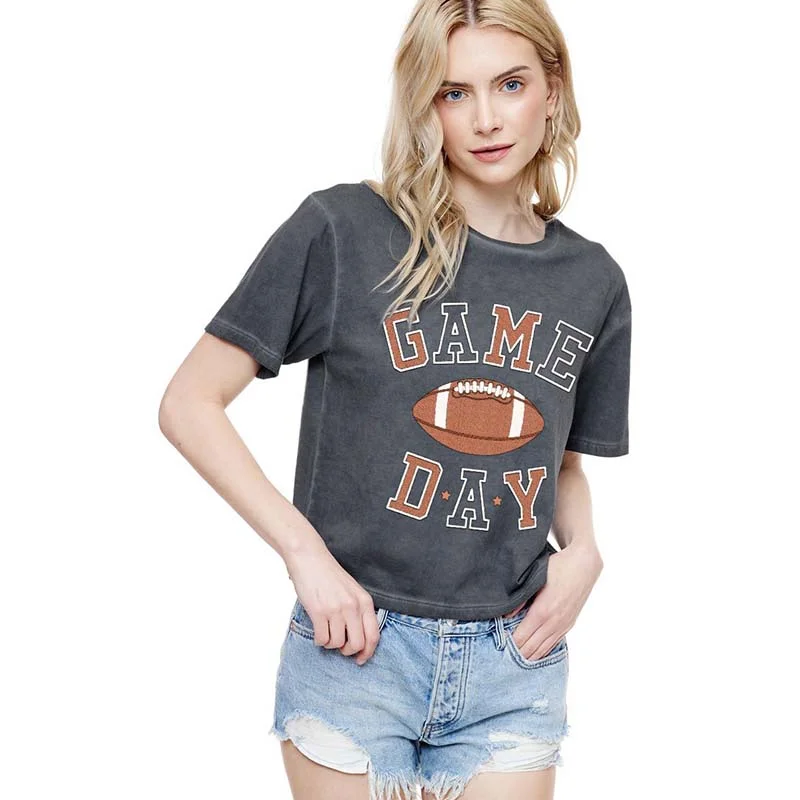 Gameday Cropped Short Sleeve T-Shirt