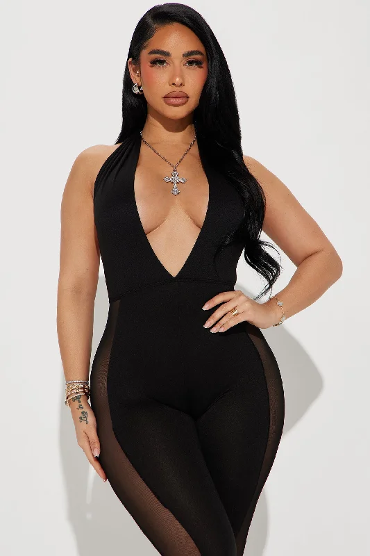 Adore Your Soul Jumpsuit - Black