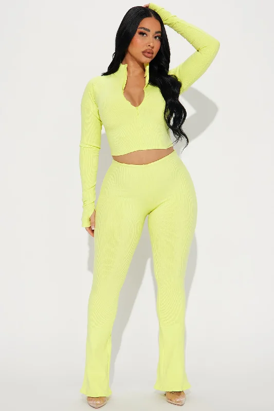 Adriana Snatched Pant - Citron