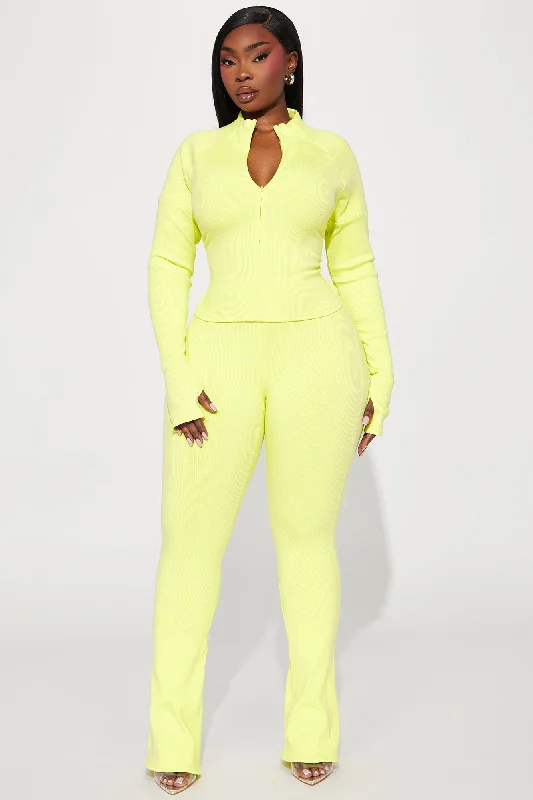 Adriana Snatched Pant - Citron