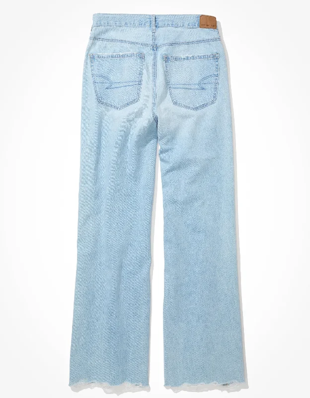 AE Ripped Super High-Waisted Baggy Wide-Leg Jean