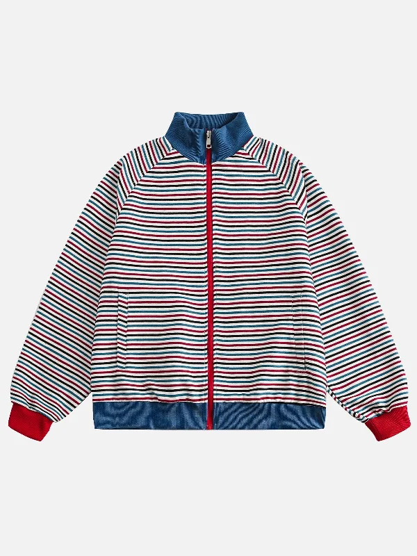 Aelfric Eden Multi Color Stripe Jacket