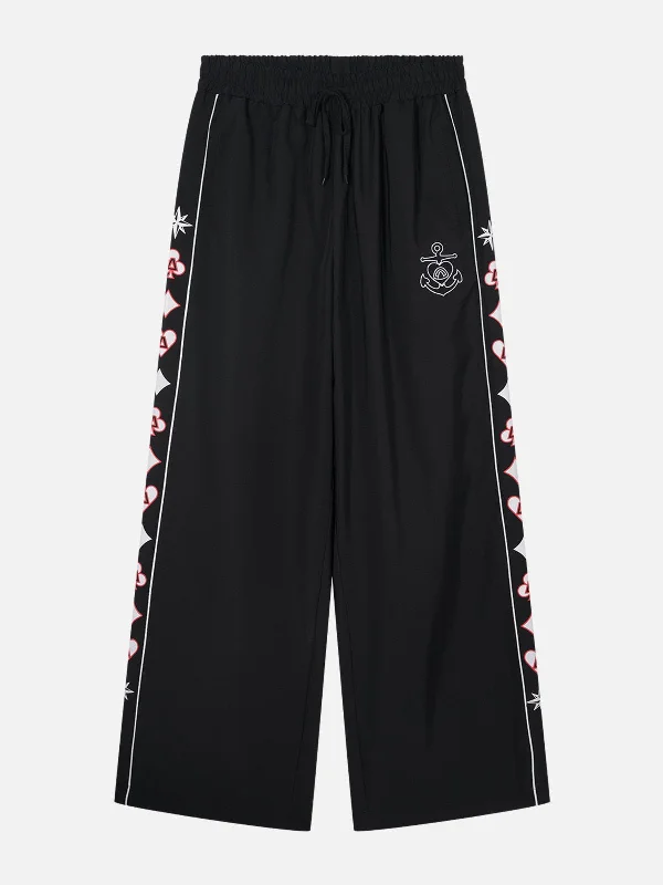 Aelfric Eden Print Embroidery Track Pants