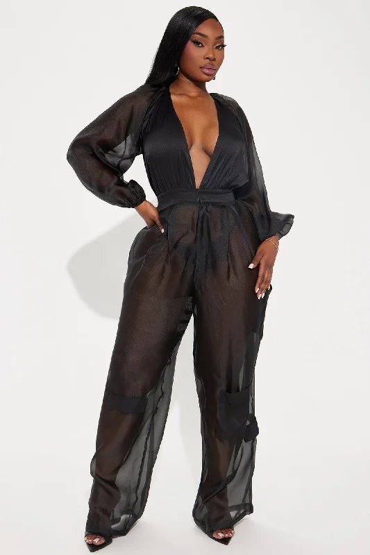 All About Me Jumpsuit - Black