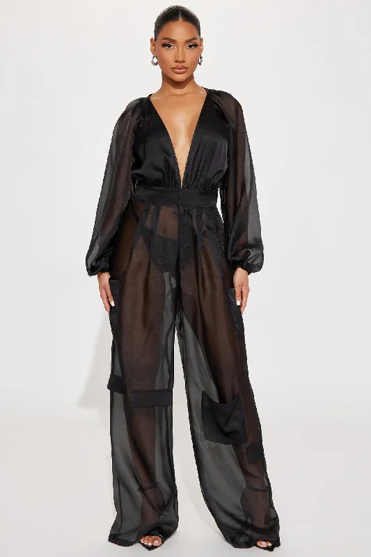 All About Me Jumpsuit - Black