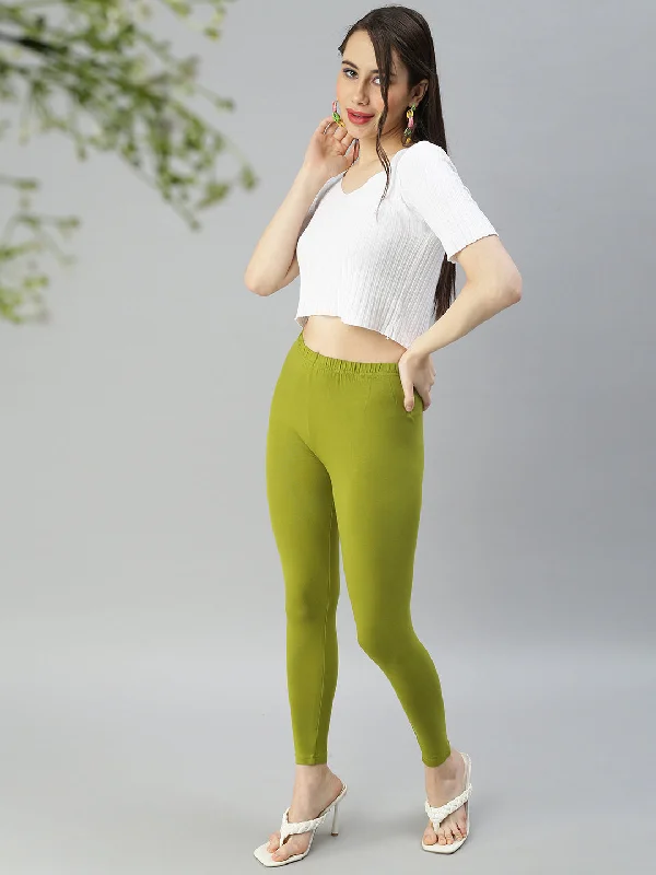 Ankle Leggings-Fern