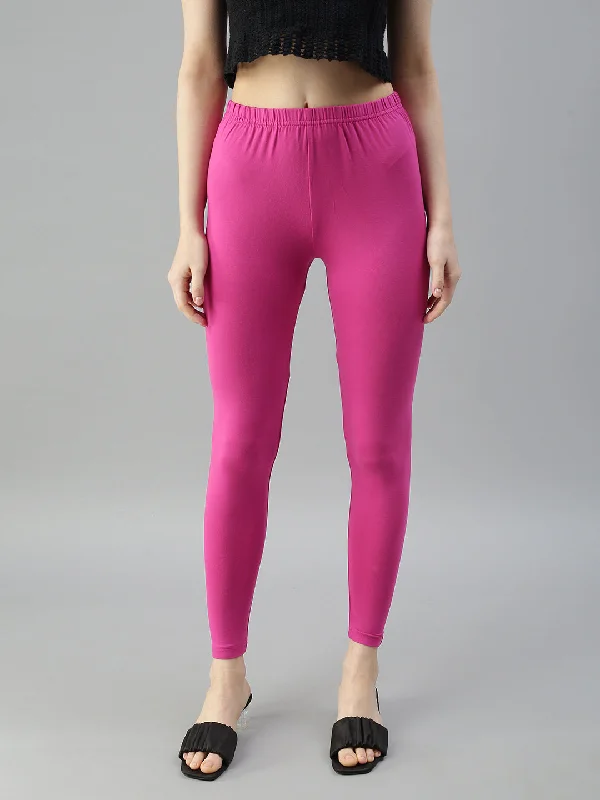 Ankle Leggings-Fushia